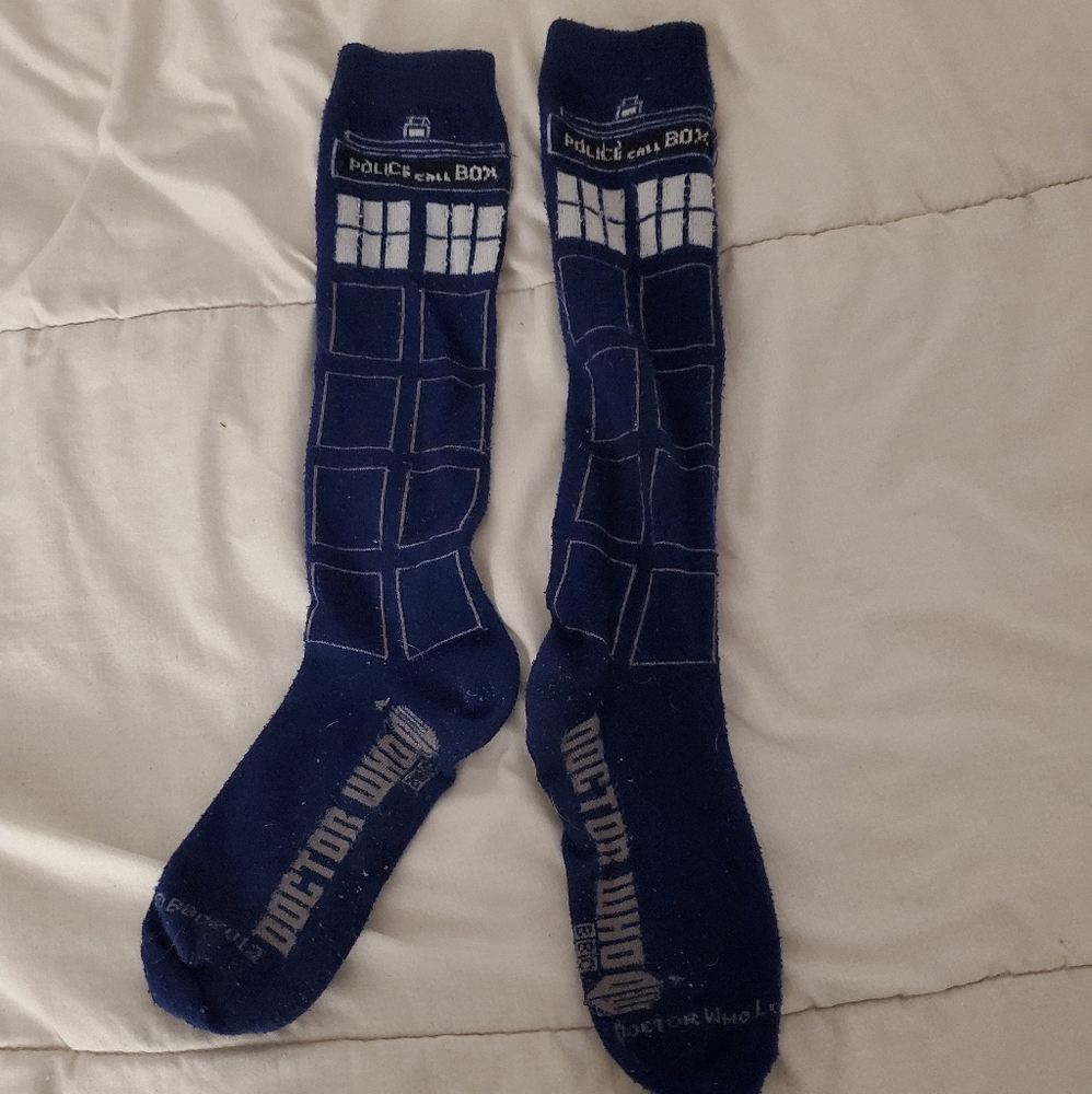 Doctor Who Tardis Socks